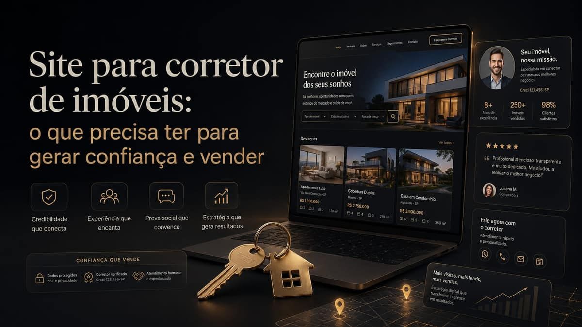 Conceito de alto padrão e luxo no mercado imobiliário