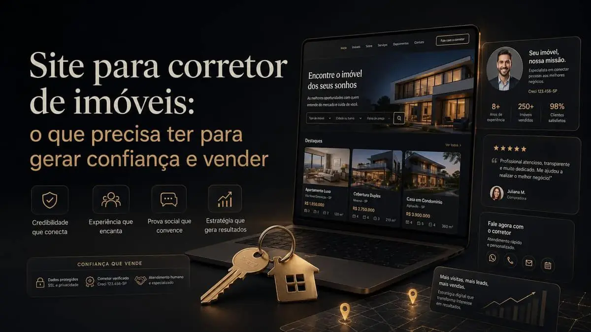 Conceito de alto padrão e luxo no mercado imobiliário