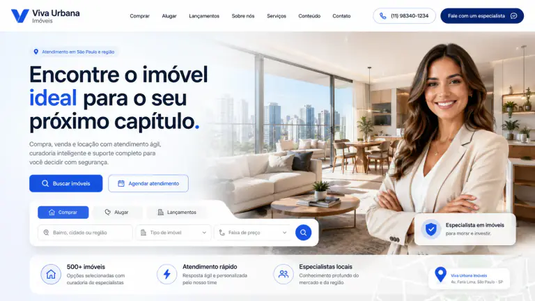 Case Viva Urbana Imóveis: UI/UX